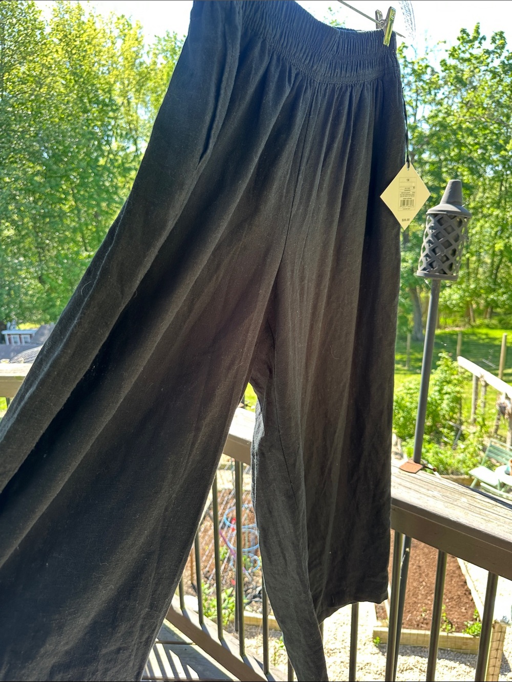 Ava & Viv Wide Leg Black Pants